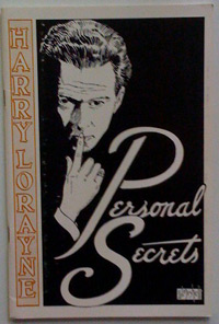 (image for) Personal Secrets - Harry Lorayne - Click Image to Close